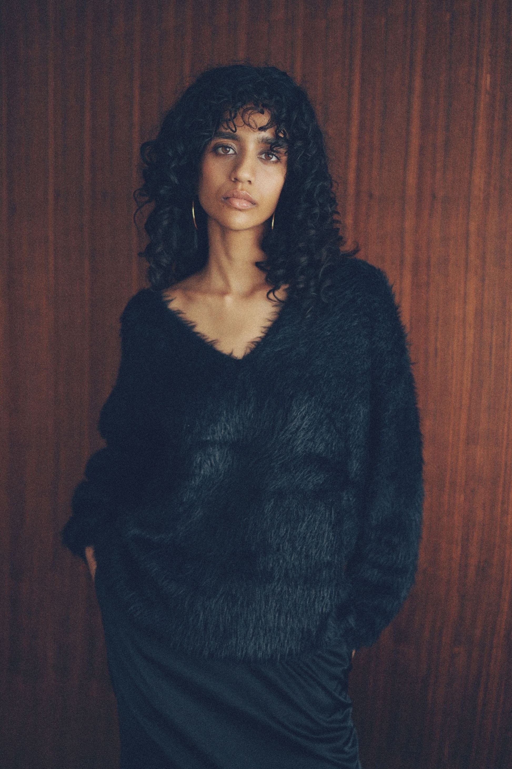 Feather 2way knit【BLACK】