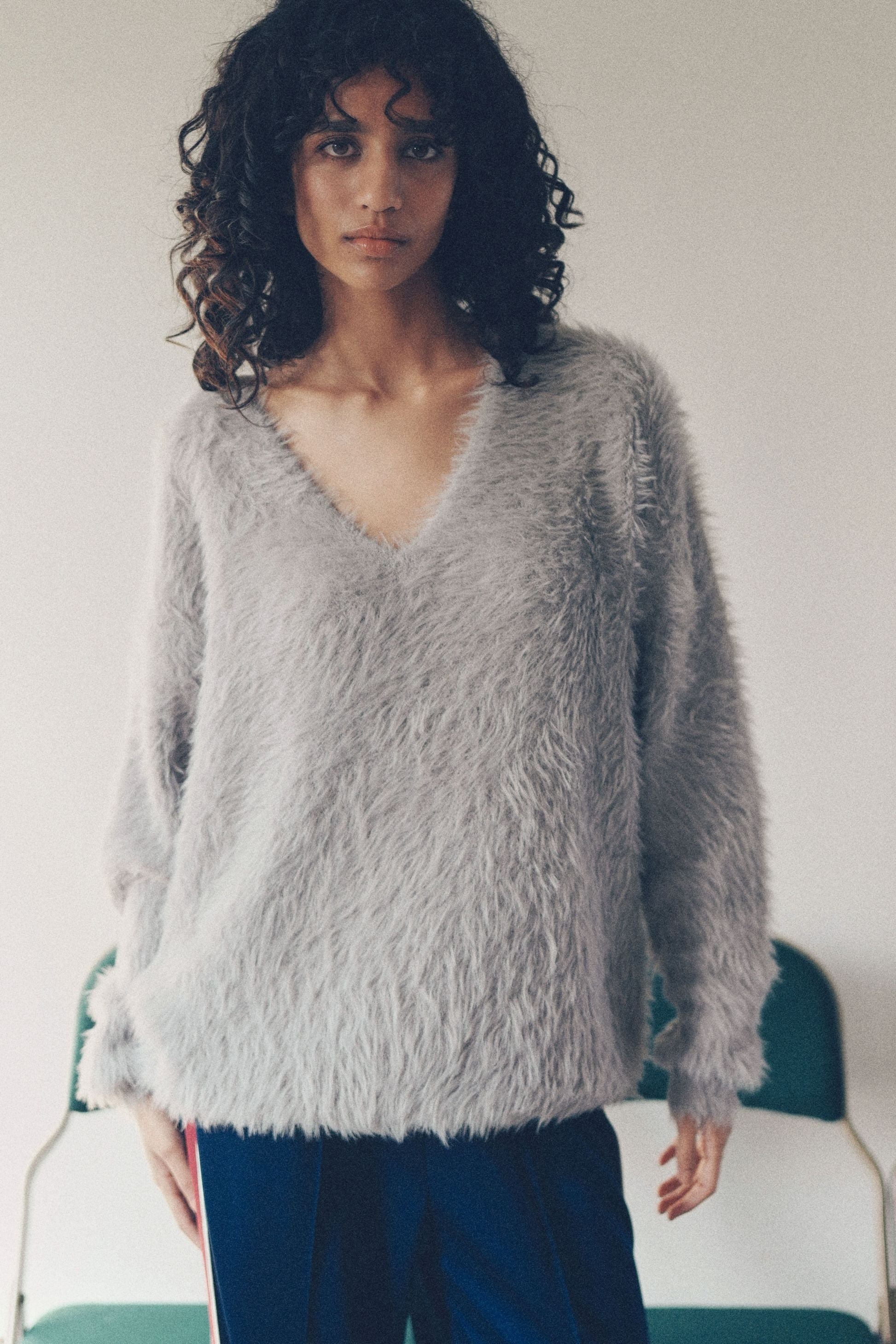 Feather 2way knit【GRY】
