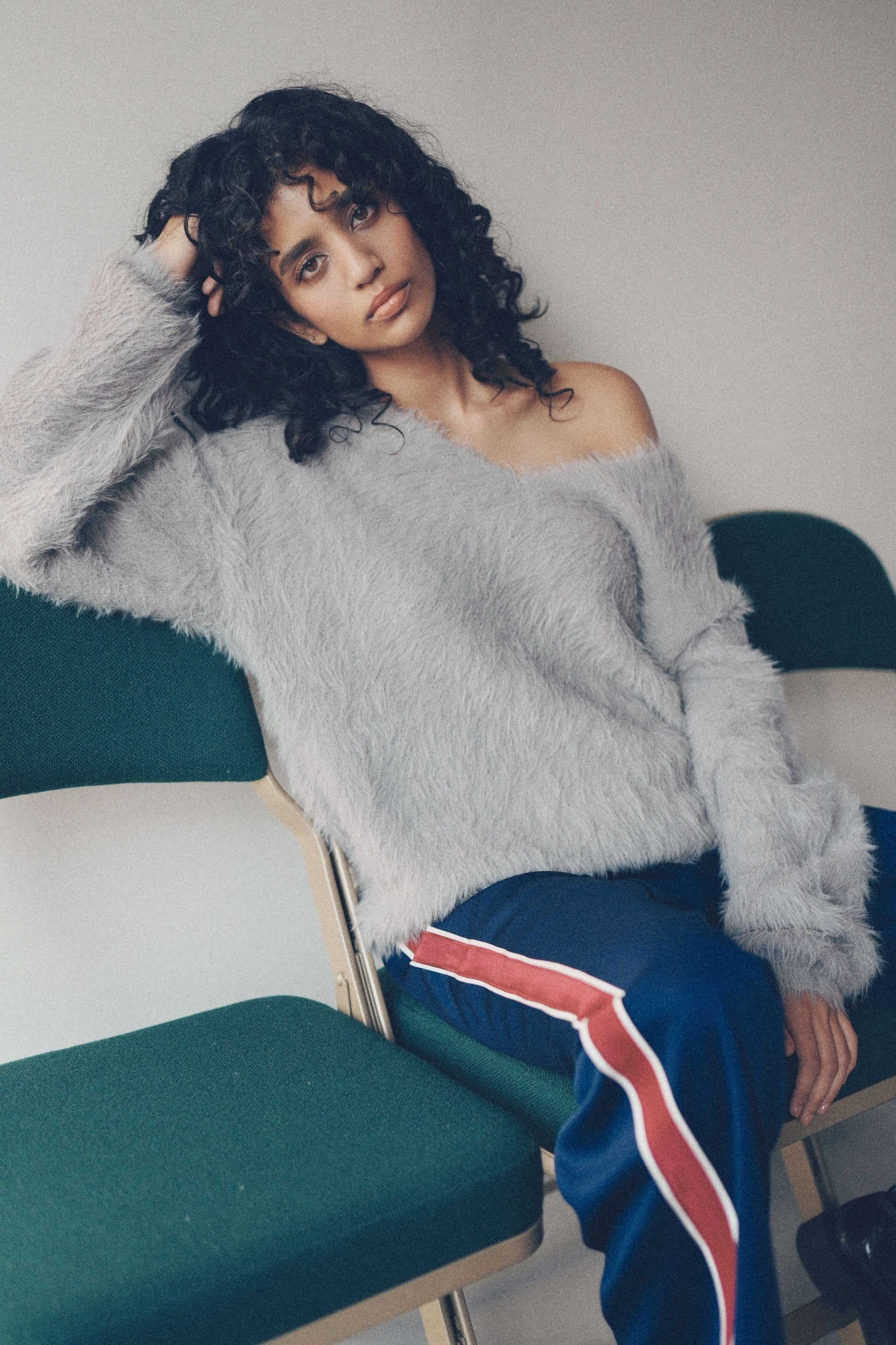 Feather 2way knit【GRY】