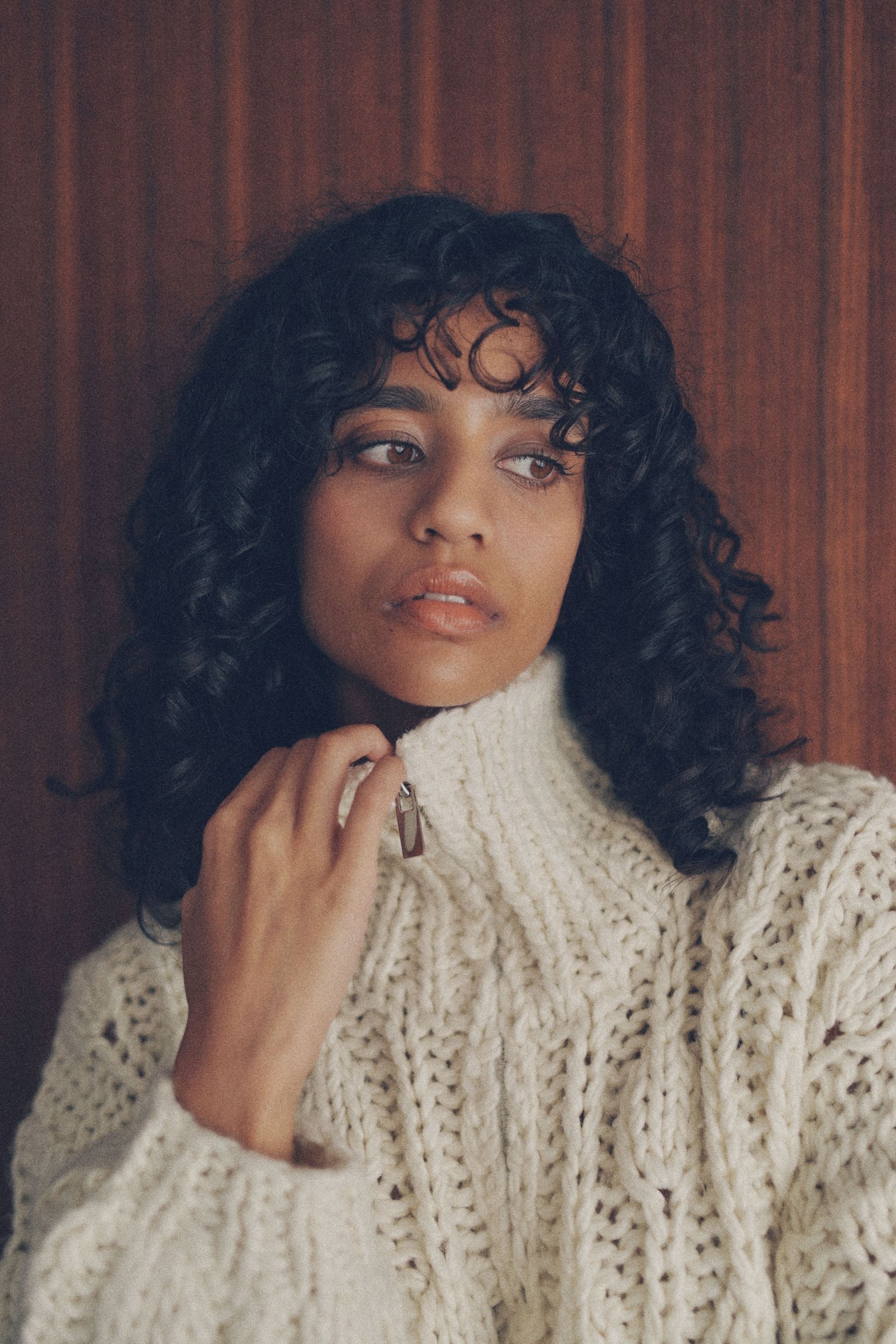 Hand made zip knit【WHITE】 – YOOU