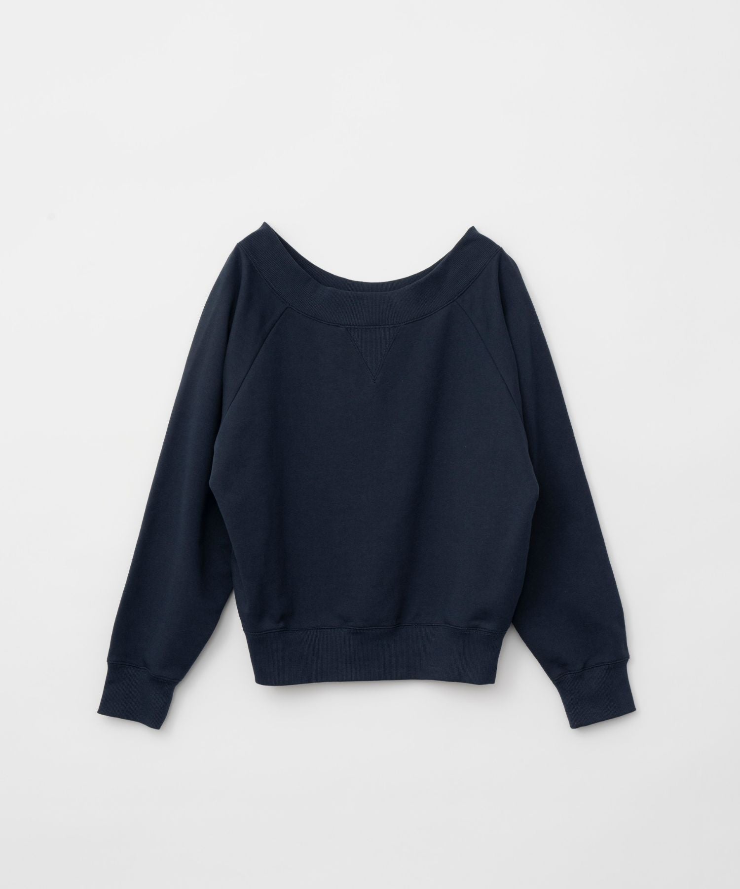 PRE ORDER　Off shoulder sweat 【Navy】