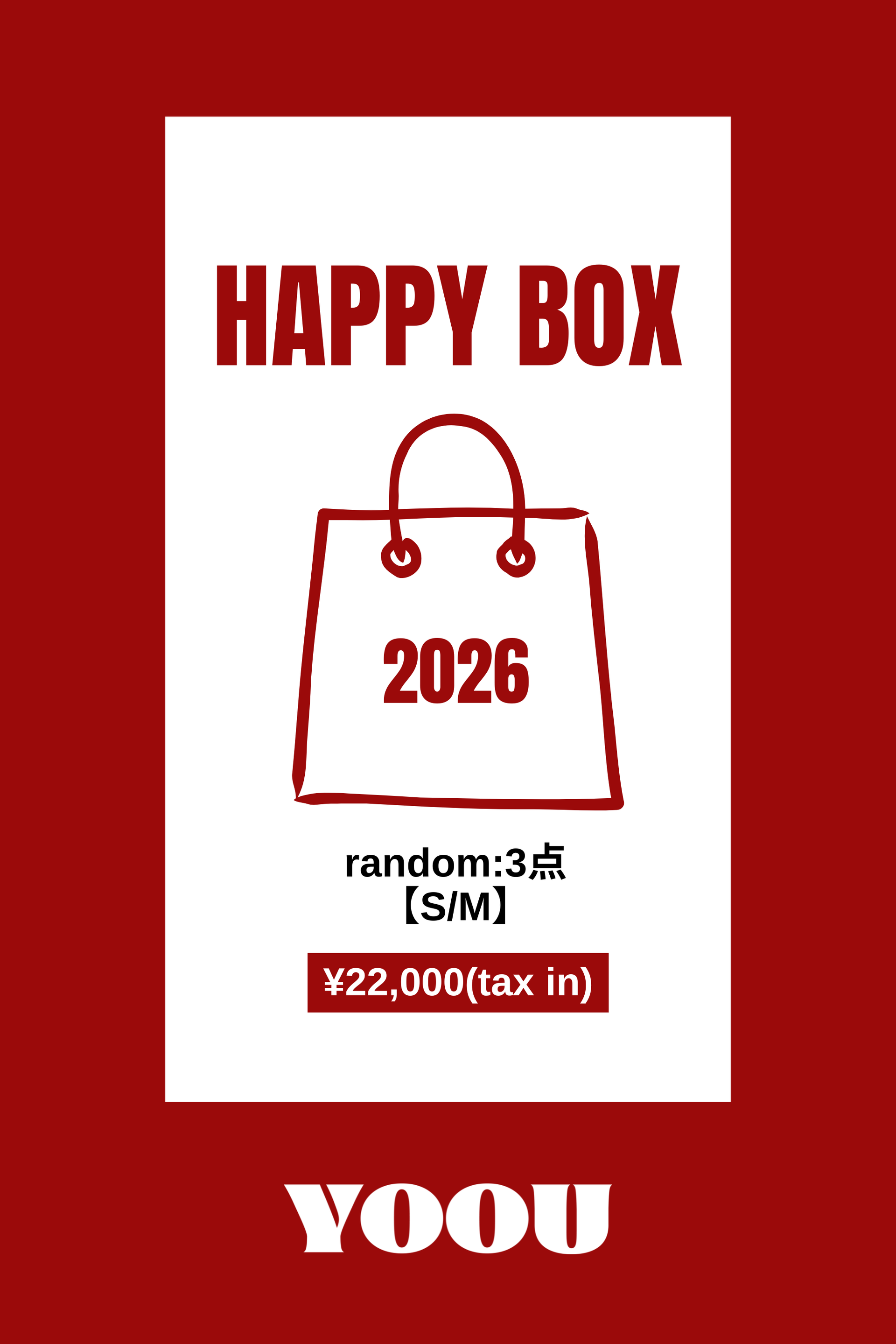 2026 HAPPYBOX 【B】 – YOOU ayyjewel HAPPY BOX 2026 福袋